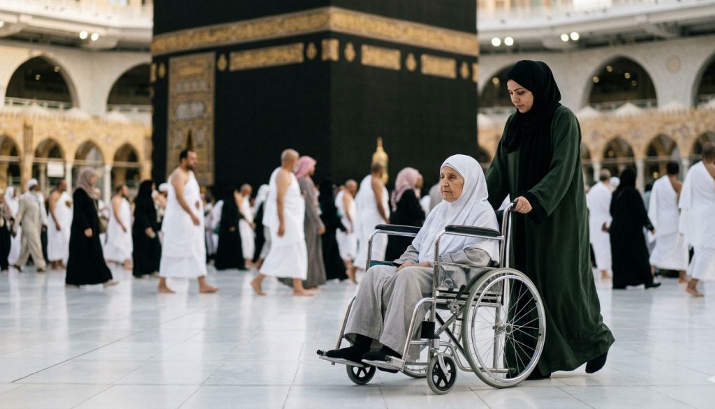 Entering Masjid al-Haram while menstruating