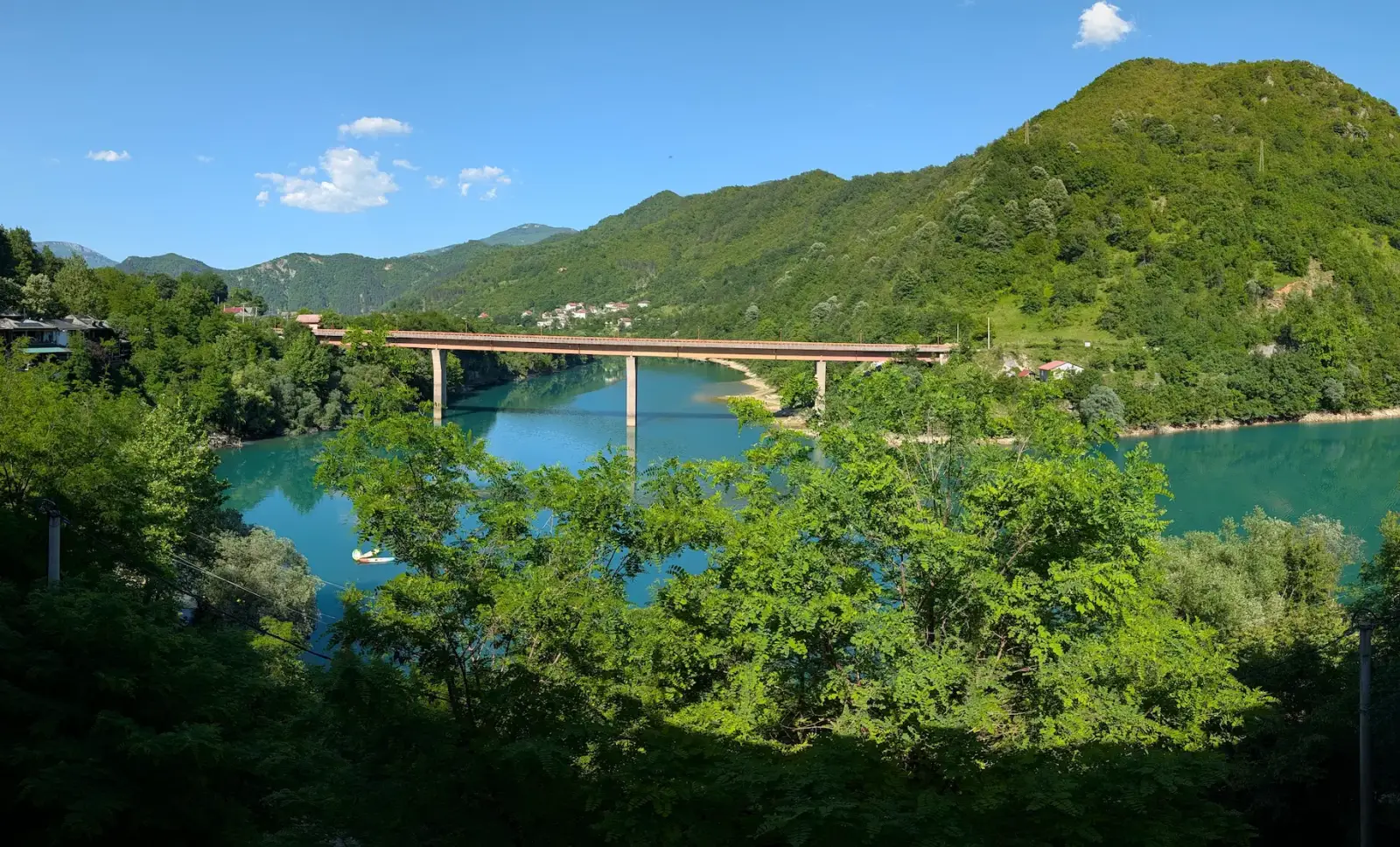 View from Lamb House in Jablanica