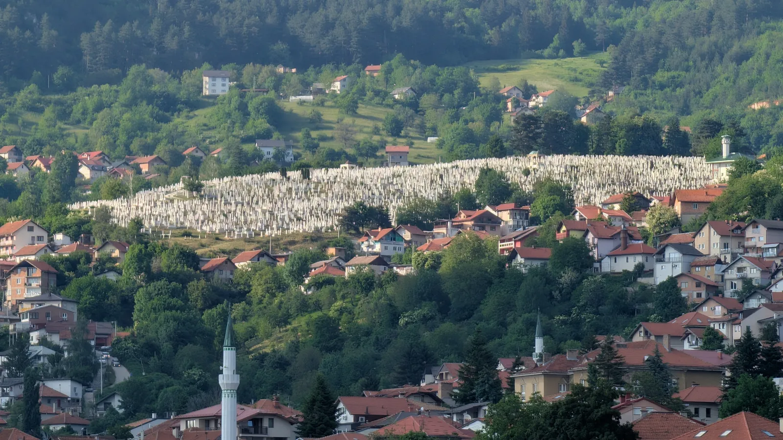 Cable car above Sarajevo