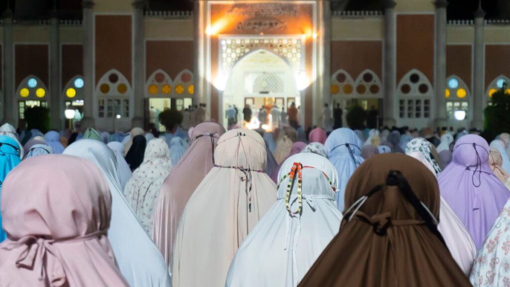 Women’s prayer in the Mosque